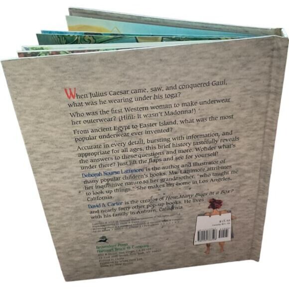 "I Wonder Whats Under There? A Brief History Of Underwear" Lift-The-Flap Book By - Picture 4 of 7